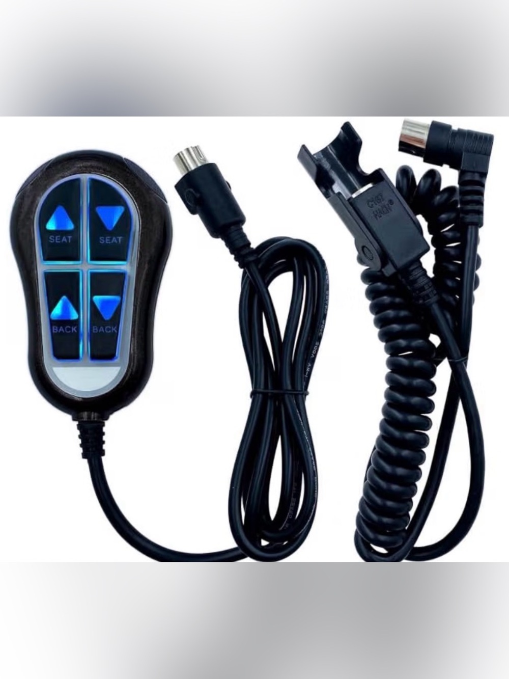 4 Button 5 Pin Remote Replacing ZK1300-HC Recliner Hand Control with Backlight